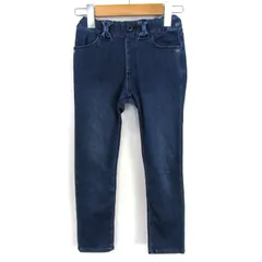 ミキハウス デニムパンツ ボトムス　ストレッチ キッズ 女の子用 120サイズ ネイビー MIKIHOUSE 【中古】