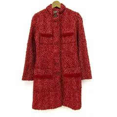 アンナケリー ロングコート　アウター　ウール レディース 38サイズ レッド Anna Kerry 【中古】のサムネイル