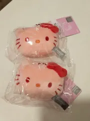 ハローキティ COLOR 顔 ぬいぐるみ キーホルダー 新品