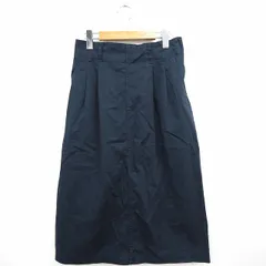 アーバンリサーチ ドアーズ URBAN RESEARCH DOORS スカート 台形 ロング コットン 綿 ONE ネイビー 紺 /MT51