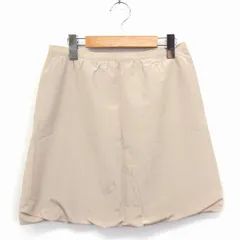 プロポーション ボディドレッシング PROPORTION BODY DRESSING スカート 台形 ミニ 無地 コットン 綿 3 ベージュ /FT31