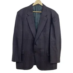 Burberry's(バーバリーズ) ジャケット メンズ美品  - パープル×黒×マルチ 長袖/チェック柄/秋/冬