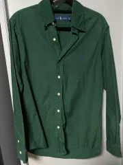 ポロラルフローレン オックスフォードシャツ グリーン