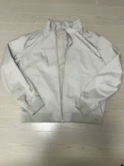 ザラ アイボリー ジップアップ ジャケット XL