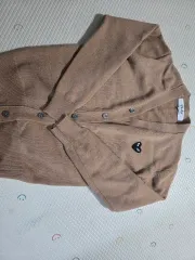 レディース コム・デ・ギャルソン 正規品 ブラウン カーディガン L