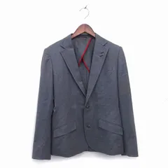 コムサデモード COMME CA DU MODE ジャケット アウター テーラード 背抜き 無地 ウール混 M グレー /NT13