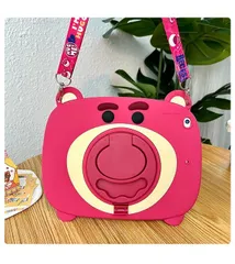 iPadケース iPadカバー 多機種対応 第9世代 第8世代 iPadmini Air ハンドル付き 衝撃吸収 立てる シリコンケース