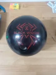 中古ボーリングボール 15p black widow（ブラックウィドウ） 2 0