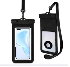 【2枚セット 海 お風呂 】 スマホ 防水 ケース IPX8 JoniSerl 4-7インチ : 完全防水 プール 温泉 ぼうすい アイフォン スマフォ すまほ アイホン 携帯 けいたい 水中撮影 顔認証 首かけ 水泳 潜水 iPhone 15 14 plus