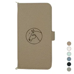 iPhone14 PRO MAX ケース 手帳型 うま 馬 ストラップ付 ショルダー タイプ iPhone14PROMAXケース iPhone14PROMAXカバー q-amsdmg-dn18ip14prmx