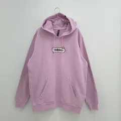 アディダス ピンク 裏起毛パーカー