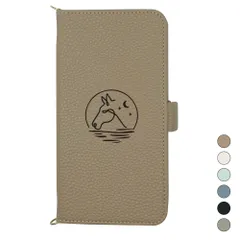 AQUOS sense7 SH-53C SHG10 SH-M24 ケース 手帳型 うま 馬 ストラップ付 ショルダー タイプ SH-53Cケース SH-53Cカバー q-amsdmg-dn21sh53c