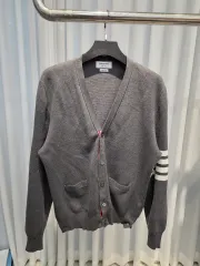 (5) トムブラウン ミラノステッチ カーディガン ミッドグレー メンズ