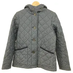 トラディショナルウェザーウェア ブルゾン サイズ36 M レディース - ネイビー 長袖/フード付き/キルティング/中綿/春/秋