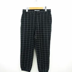 アーバンリサーチ ドアーズ URBAN RESEARCH DOORS パンツ チェック ロング 38 ネイビー 紺 /MT11
