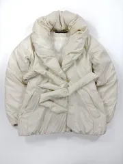 ラルフローレン アイボリー ベルト付き ダウン コート