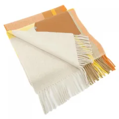 エルメス HERMES タータンポケット キュイール アップリケ H259150S MUFFLER