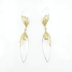 K18YG クオーツ ピアス