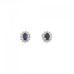 K14WG サファイヤ ピアス