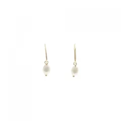 K18YG 淡水パール ピアス