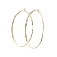 K18YG フープ ピアス