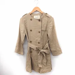 アナザーエディション ANOTHER EDITION アローズ コート アウター トレンチコート ノーカラー 長袖 S ベージュ /FT32