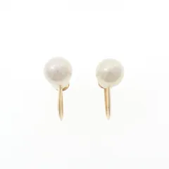K18YG アコヤパール イヤリング 6.9mm