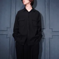 USA VINTAGE BRUSHED MICROFIBER OPEN COLLAR RAYON SHIRT/アメリカ古着ブラッシュドマイクロファイバーオープンカラーレーヨンシャツ