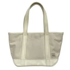 PORTER GIRL(ポーターガール) トートバッグ美品  - ベージュ×アイボリー