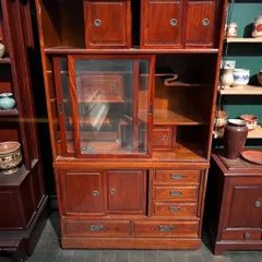 【希少】 茶箪笥 時代物 高級 アンティーク クラシック時代家具