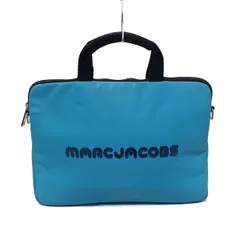 MARC JACOBS(マークジェイコブス) ハンドバッグ - ブルー×黒 PCバッグ