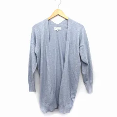 ロペピクニック ROPE Picnic トッパー ロング カーディガン ニット 38 ライトグレー /FT11