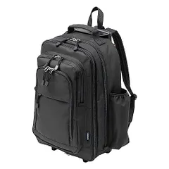 イーサプライ ソフトキャリー リュック 2WAY 大容量 キャスター付き 33?48L マチ拡張対応 機内持ち込み 旅行 アウトドア EZ2-BAGCR006シリーズ★m