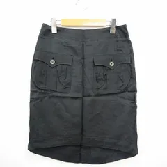 ユナイテッドアローズ UNITED ARROWS タイトスカート 無地 ひざ丈 シンプル 36 ブラック 黒 /MT29