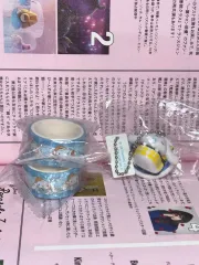 サクラ × Sanrio シナモロール ミルク マスキングテープ キーホルダー フィギュア モカ