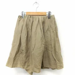 アーバンリサーチ URBAN RESEARCH スカート 膝丈 フレア ウエストゴム シンプル FREE オリーブ /ST21