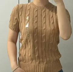 ポロ 半袖 ニット