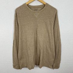 L.L.Bean エルエルビーン サーマル アースカラー ベージュ XL REGサイズ メンズ 古着 アウトドア アメカジ ストリート