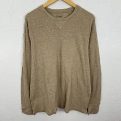 L.L.Bean エルエルビーン サーマル アースカラー ベージュ XL REGサイズ メンズ 古着 アウトドア アメカジ ストリート