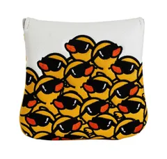 パターカバー ゴルフヘッドカバー 高級レザー マグネット開閉 マレット 　おしゃれ　かわいい　かっこいい6010178