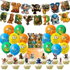 【特価セール】誕生日バルーンHAPPYBIRTHDAY キャラクター ガーランド イタリアンブレインロット ハッピーバースデー萌えグッズ 装飾 パーティ 部屋飾り トララレロ・トララ 子供 風船セット 飾り 大人 バースデー お祝い 男の子 飾り付け インテリ