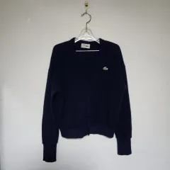 ヴィンテージ LACOSTE ラコステ カーディガン メンズ100