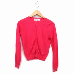 ロペピクニック ROPE Picnic カーディガン ニット 無地 コットン 綿 薄手 長袖 38 ピンク /NT2