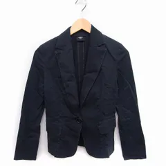 ビッキー VICKY テーラード ジャケット アウター シングル 無地 コットン 綿 2 ブラック 黒 /FT19