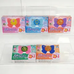 【５種類セット】ボールチェーン付スライドミラー　セーラー戦士5人（セーラームーン、セーラーマーキュリー、セーラーマーズ、セーラージュピター、セーラーヴィーナス）