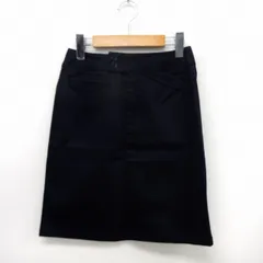 ロペ ROPE スカート 台形 膝丈 ポケット シンプル 60-86 ネイビー 紺 /ST60