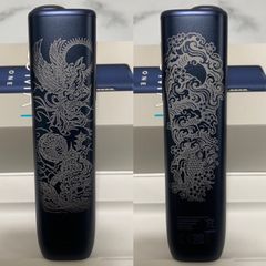 龍 鳳凰 鯉 加工 iQOS アイコス イルマ i ワン ミッドナイトブラック