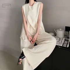 ワイドパンツ フォーマル パンツドレス ノースリーブ【】