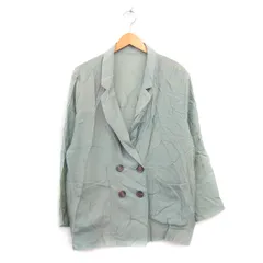 クラシカルエルフ classical elf ジャケット テーラード ダブル シンプル L グリーン 緑 /KT34