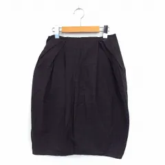 アーバンリサーチ URBAN RESEARCH スカート タイト 膝丈 チェック バックジップ FREE チャコール /ST14